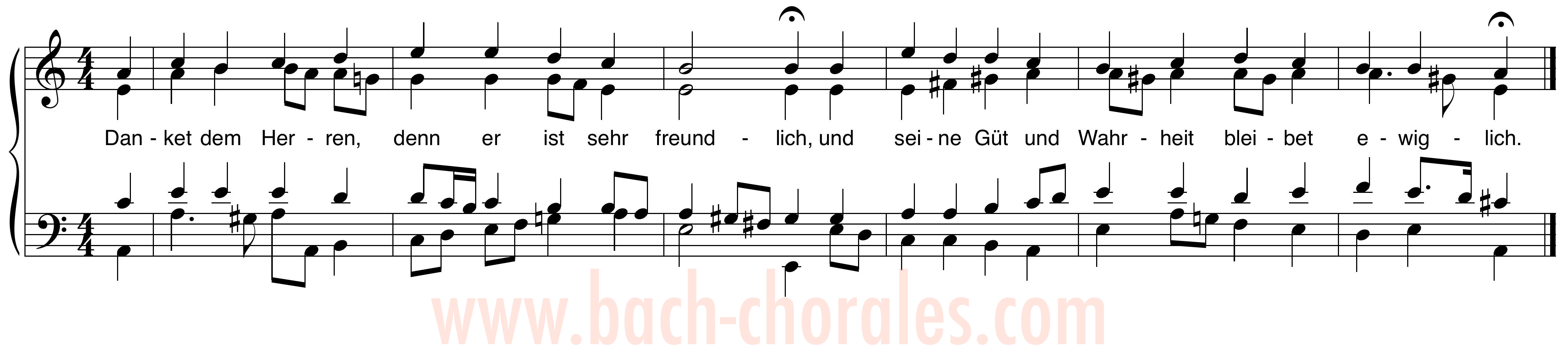 notenbeeld BWV 286 op https://www.bach-chorales.com/