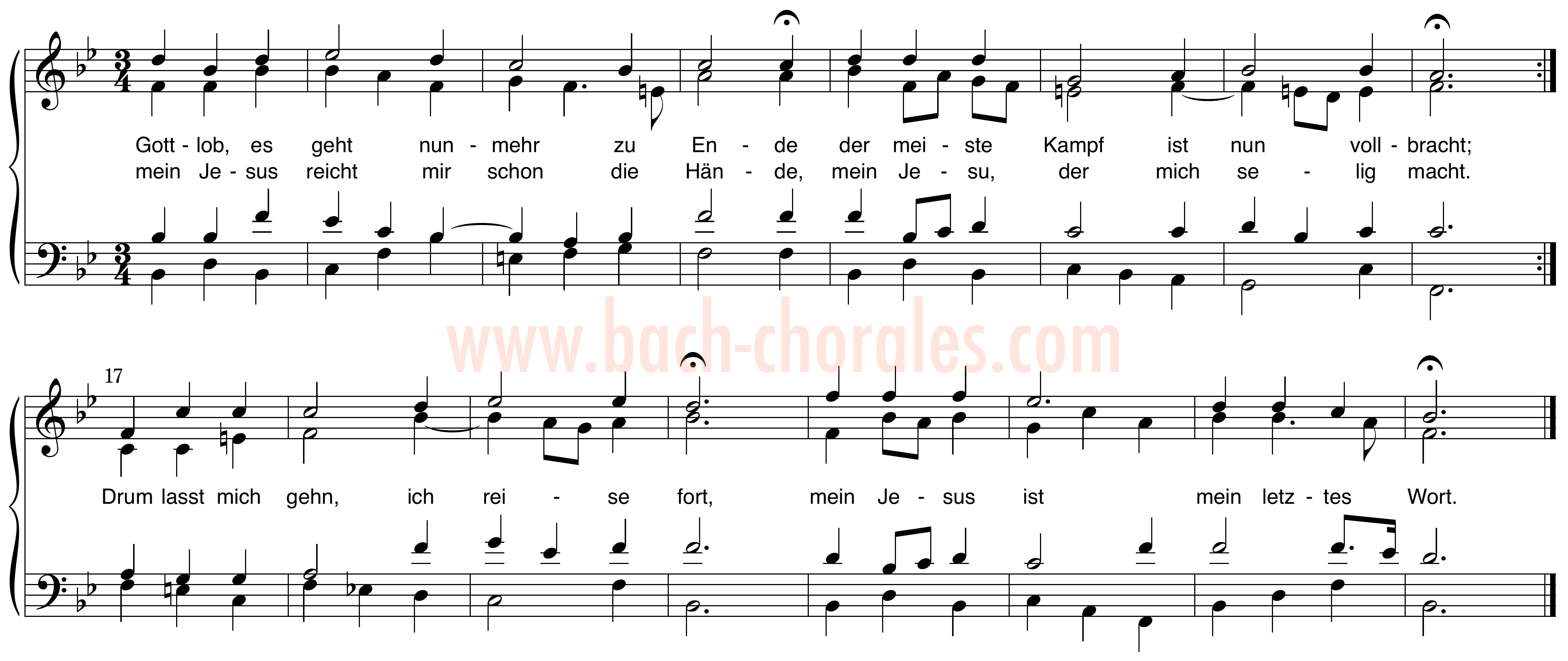 notenbeeld BWV 321 op https://www.bach-chorales.com/