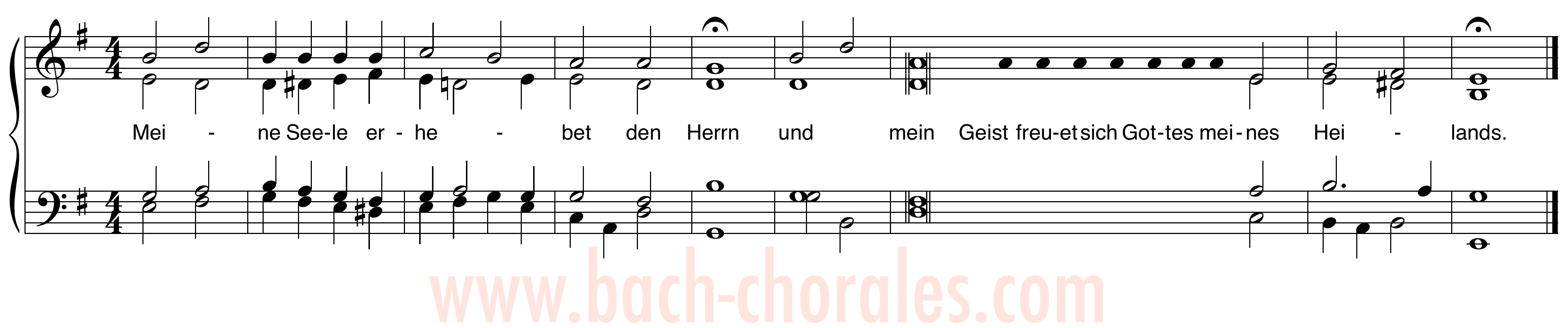 notenbeeld BWV 324 op https://www.bach-chorales.com/