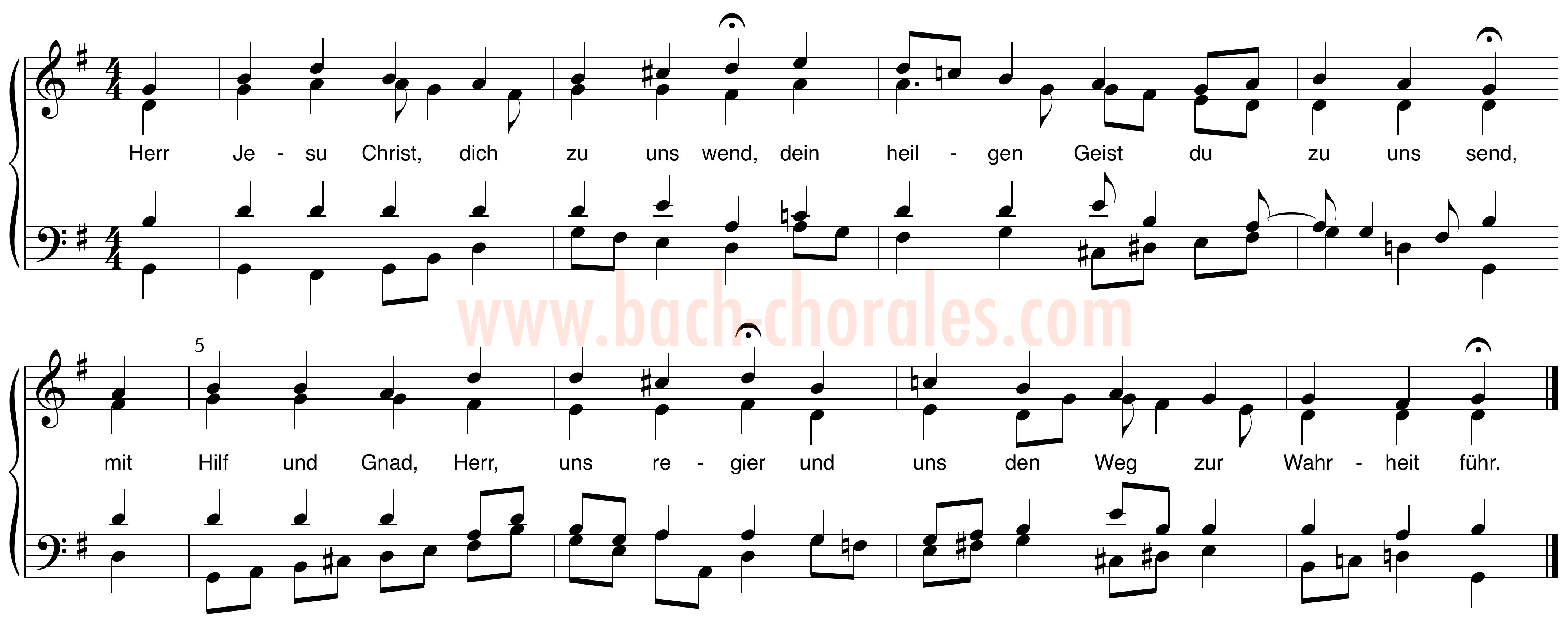 notenbeeld BWV 332 op https://www.bach-chorales.com/