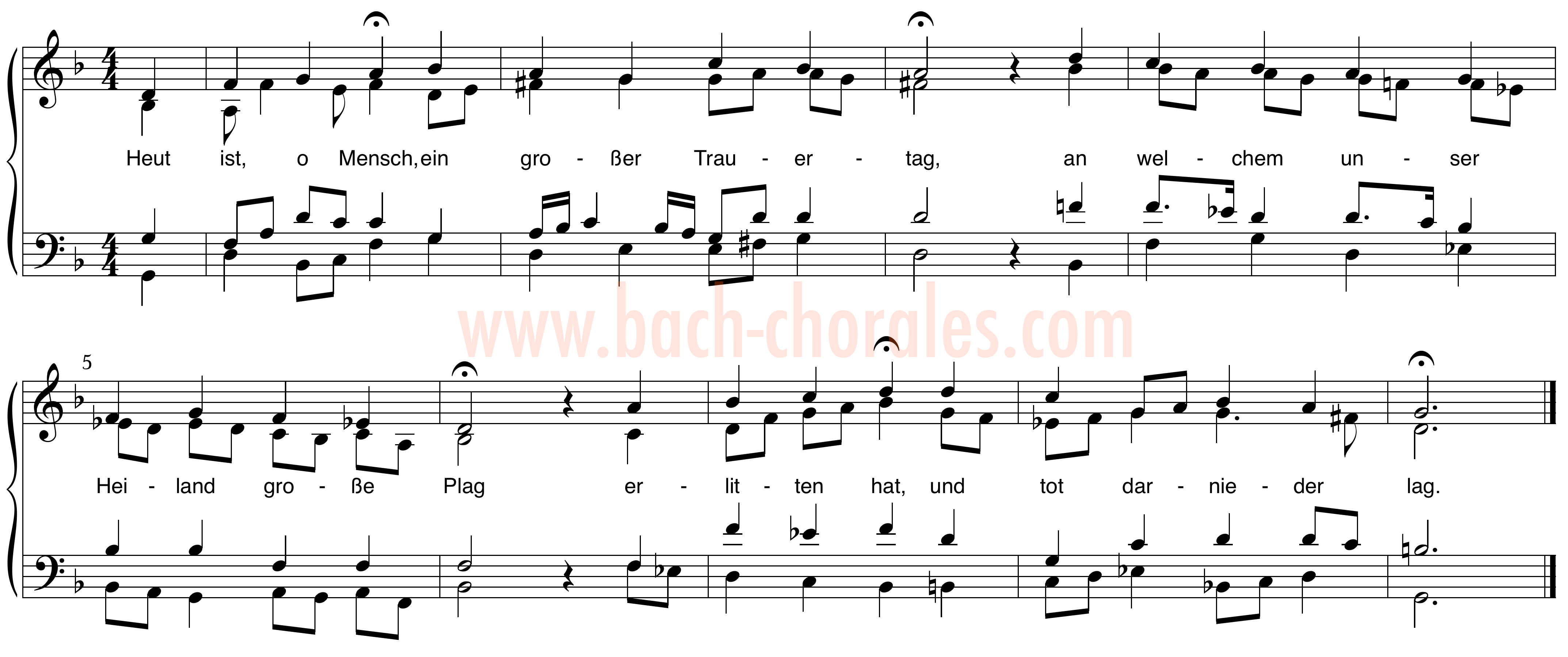 notenbeeld BWV 341 op https://www.bach-chorales.com/
