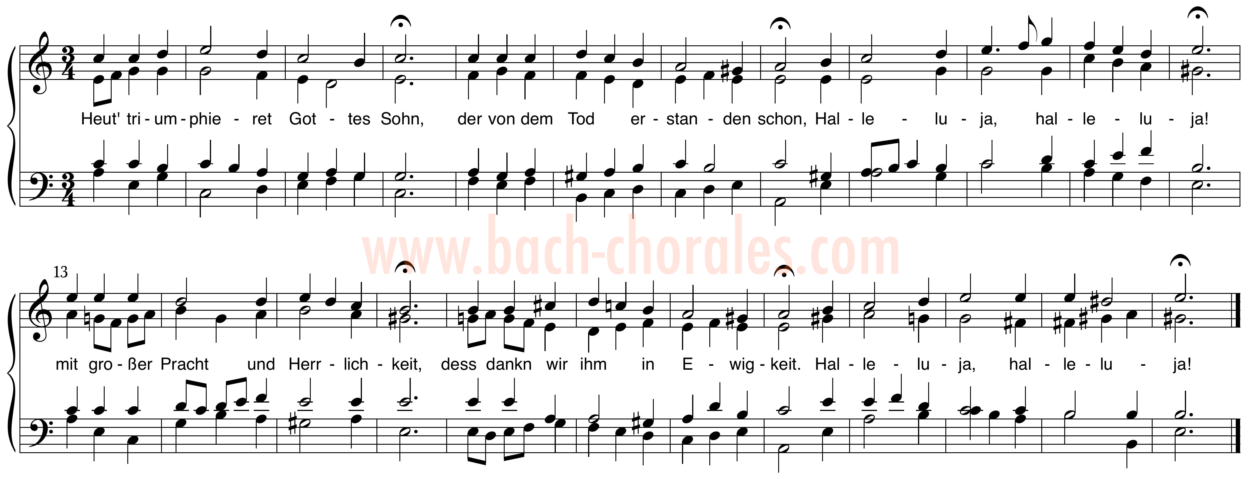 notenbeeld BWV 342 op https://www.bach-chorales.com/