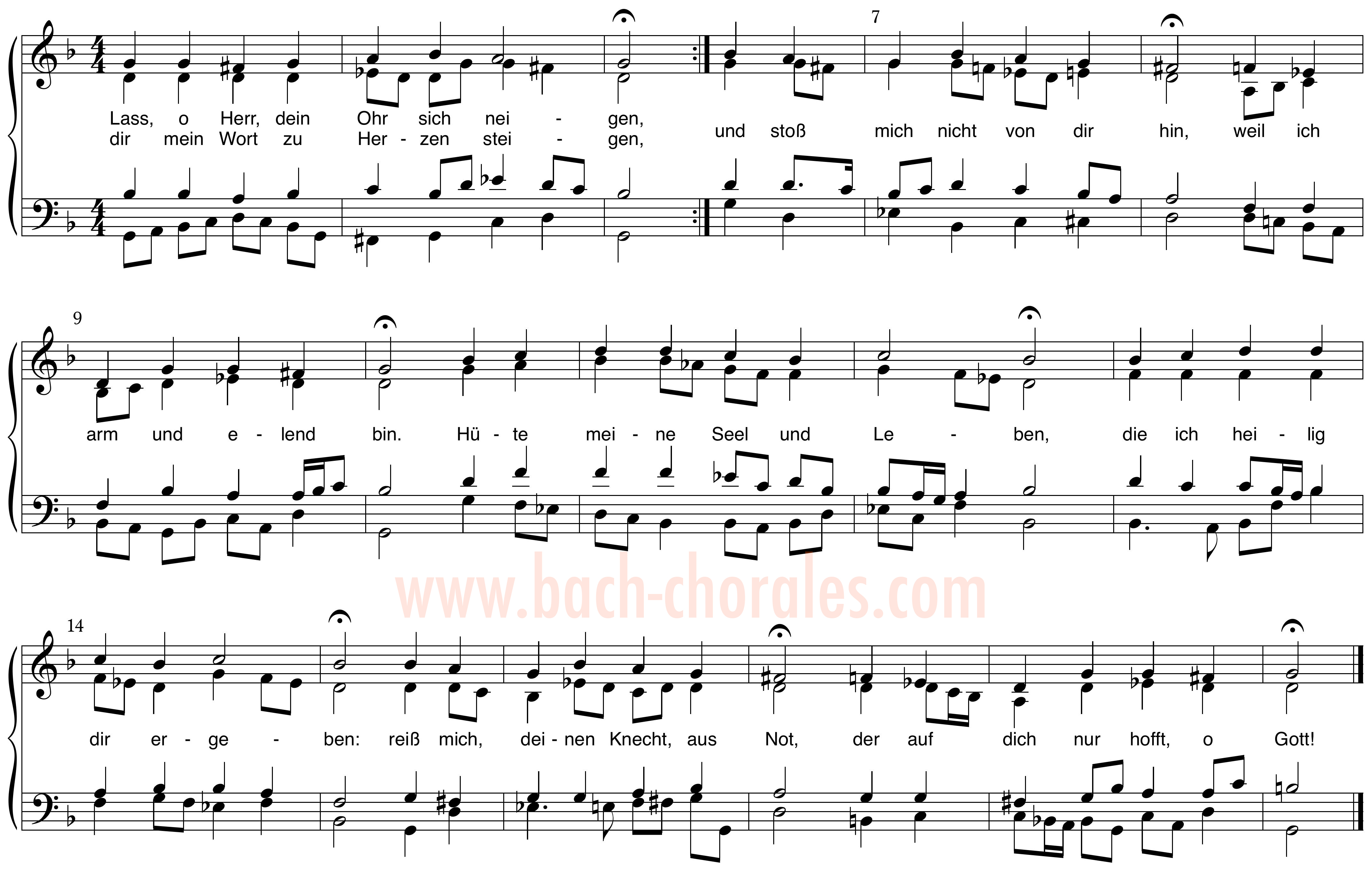 notenbeeld BWV 372 op https://www.bach-chorales.com/