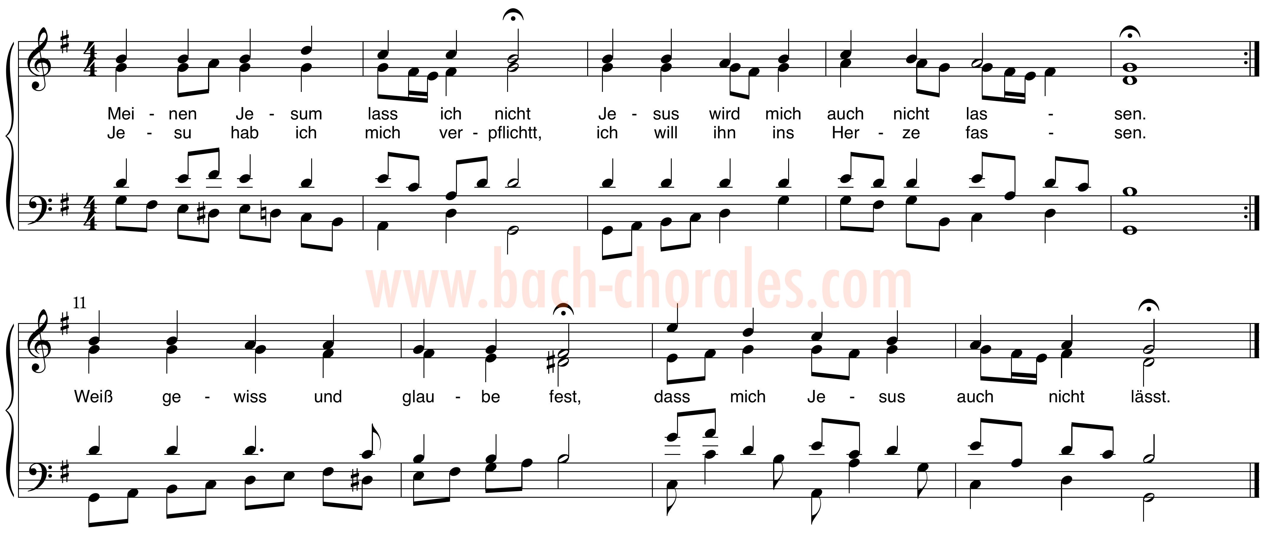 notenbeeld BWV 379 op https://www.bach-chorales.com/