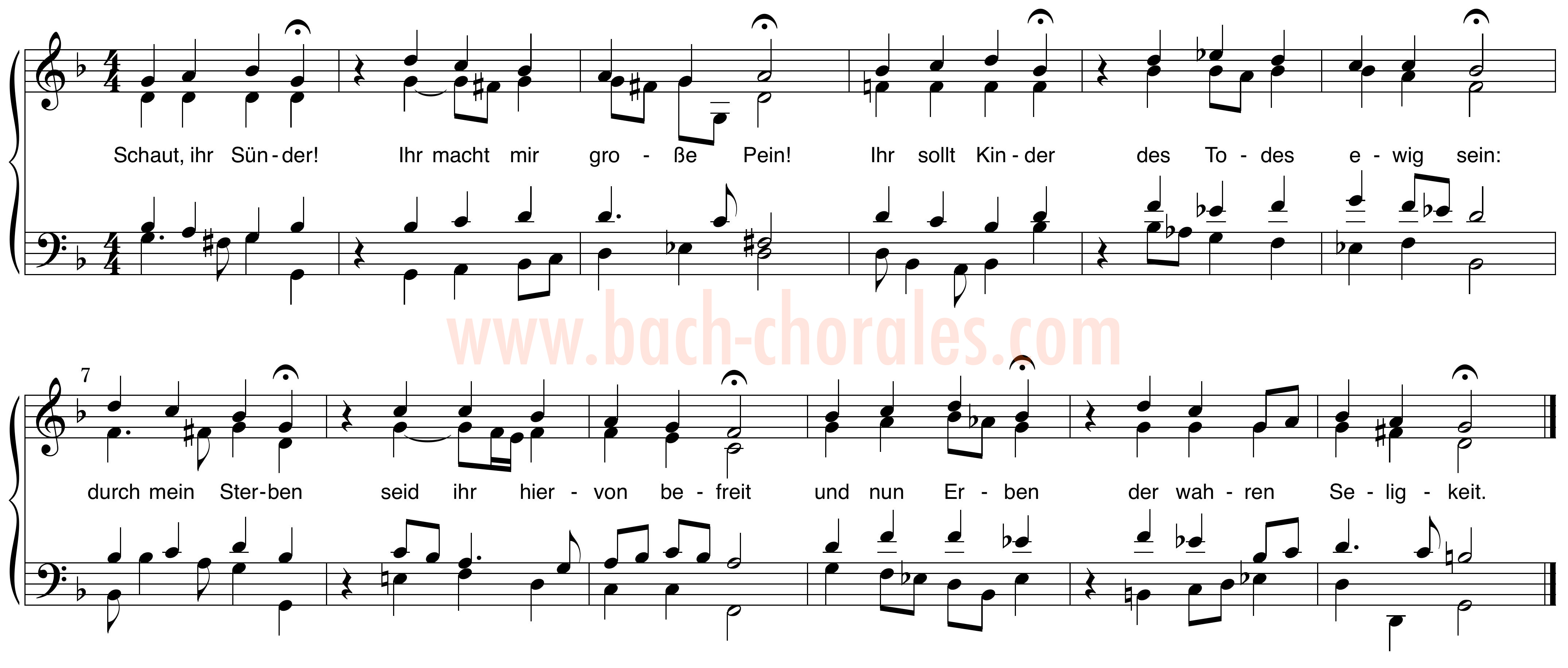 notenbeeld BWV 408 op https://www.bach-chorales.com/