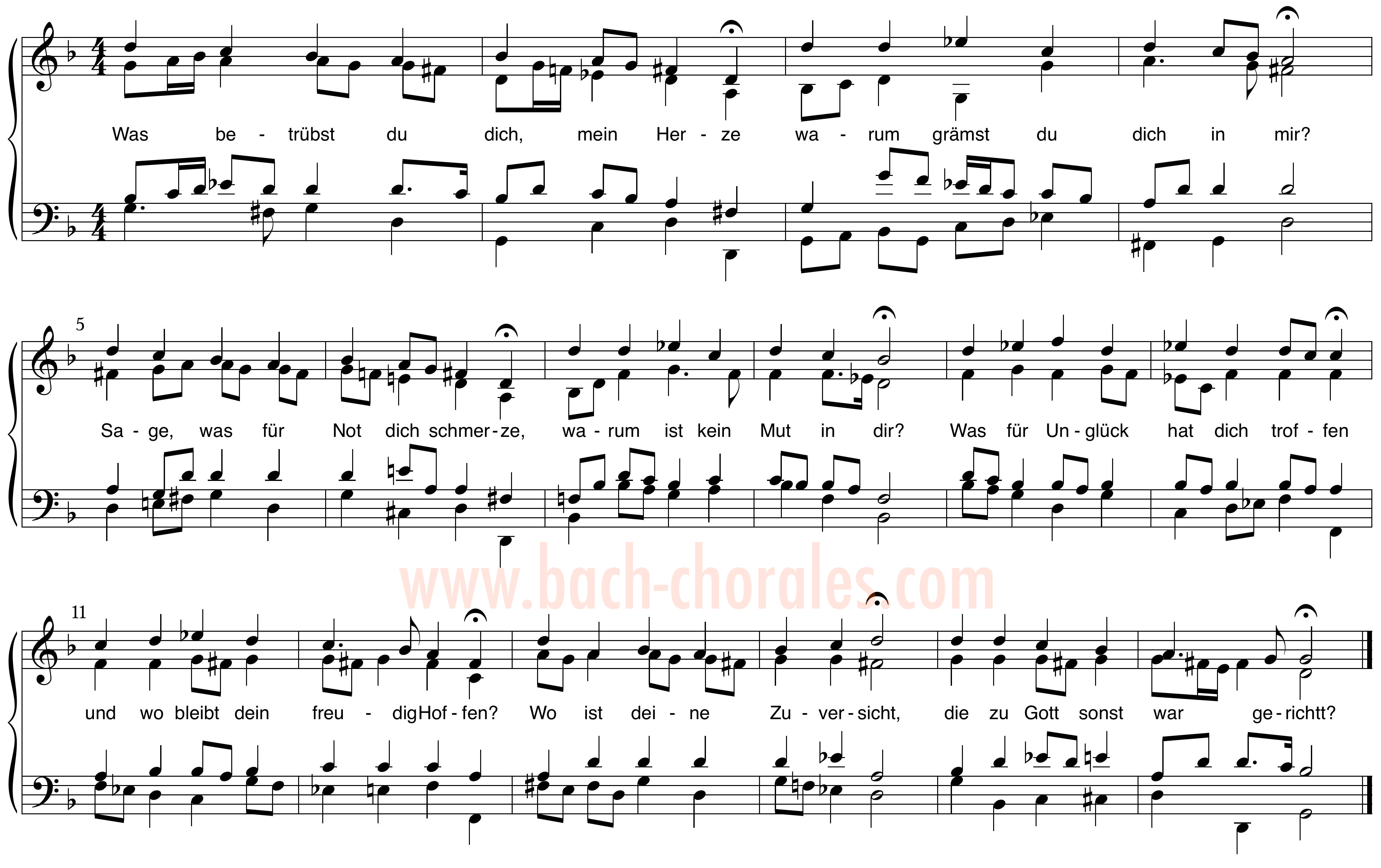 notenbeeld BWV 423 op https://www.bach-chorales.com/